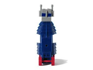 BLAST-BOT Switch-A-Robots Blue Body Grey Head with Red Wheels in Robot Mode by TOPPS
