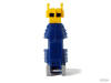 BLAST-BOT Switch-A-Robots Blue Body Yellow Head with Grey Wheels in Robot Mode