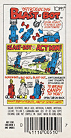 Cardback Rear with Instructions for BLAST-BOT Switch-A-Robots