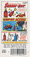 Cardback Rear for SCREW-BOT Switch-A-Robots by TOPPS