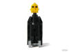 SCREW-BOT Switch-A-Robots Black Body Yellow Head with Grey Wheels by TOPPS in Robot Mode