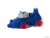 SCREW-BOT Switch-A-Robots Blue Body Grey Head with Red Wheels in Space Car Mode