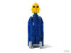 SCREW-BOT Switch-A-Robots Blue Body Yellow Head with Grey Wheels by TOPPS in Robot Mode