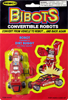 Dirt Buggy Bibots on Card