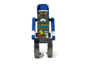 Penetrator Zybots with Green Stickers in Robot Mode