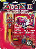 Zybots Rev 2 in Robot Mode on Canadian Card