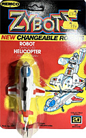 Sky Rescuer White Zybots Chopper on Card