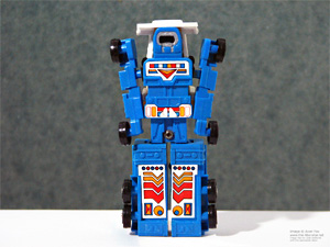 White Wonder Trac in Robot Mode