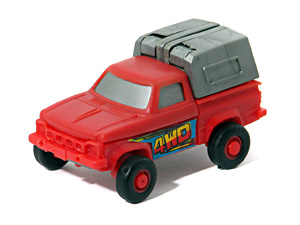 Zybots red bootleg Autobots 4WD by Rabbit from Argentina in Van Mode